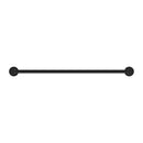 NERO CLASSIC NON-HEATED SINGLE TOWEL RAIL MATTE BLACK (AVAILABLE IN 600MM AND 800MM)