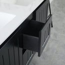 CETO ACACIA SHAKER MATTE BLACK 1200MM DOUBLE BOWL WALL HUNG VANITY