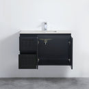 CETO ACACIA SHAKER MATTE BLACK 900MM WALL HUNG VANITY (AVAILABLE IN LEFT HAND DRAWER AND RIGHT HAND DRAWER)