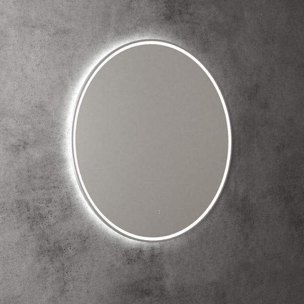AULIC WINDSOR LED MIRROR BRUSHED NICKEL 3 COLOUR LIGHTS 900MM