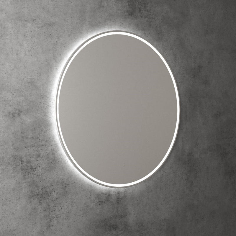 AULIC WINDSOR LED MIRROR BRUSHED NICKEL 3 COLOUR LIGHTS 900MM