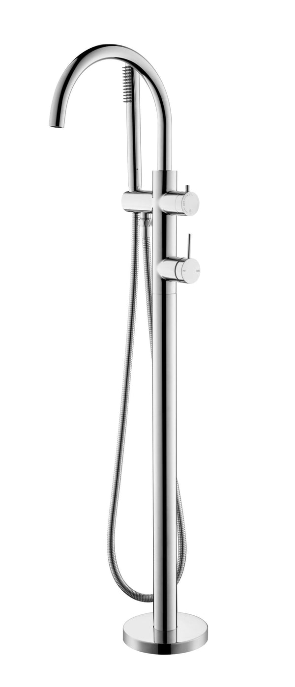 Bella Vista Mica Freestanding Bath Mixer with Hand Shower