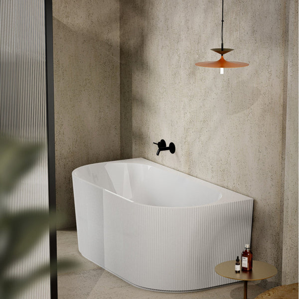 CETO BARI FREESTANDING BATHTUB MATTE WHITE (AVAILABLE IN 1500MM AND 1700MM)