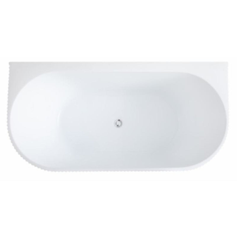 CETO BARI FREESTANDING BATHTUB MATTE WHITE (AVAILABLE IN 1500MM AND 1700MM)