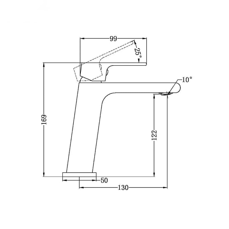 NERO BIANCA Basin Mixer