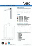 BIANCA Tall Basin Mixer