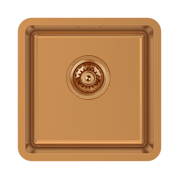 ABEY BS SINGLE BOWL BAR SINK ARTISAN COPPER 360MM