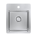 ABEY BS SINGLE BOWL BAR SINK WITH TAP LANDING STAINLESS STEEL 370MM