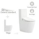 LAFEME CATANIA STANDARD VEGA RIMLESS BACK TO WALL TORNADO SMART TOILET WHITE