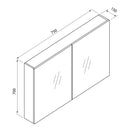 AULIC BELLA CUSTOM SHAVING CABINET (ALL SIZING)