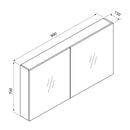 AULIC BELLA CUSTOM SHAVING CABINET (ALL SIZING)