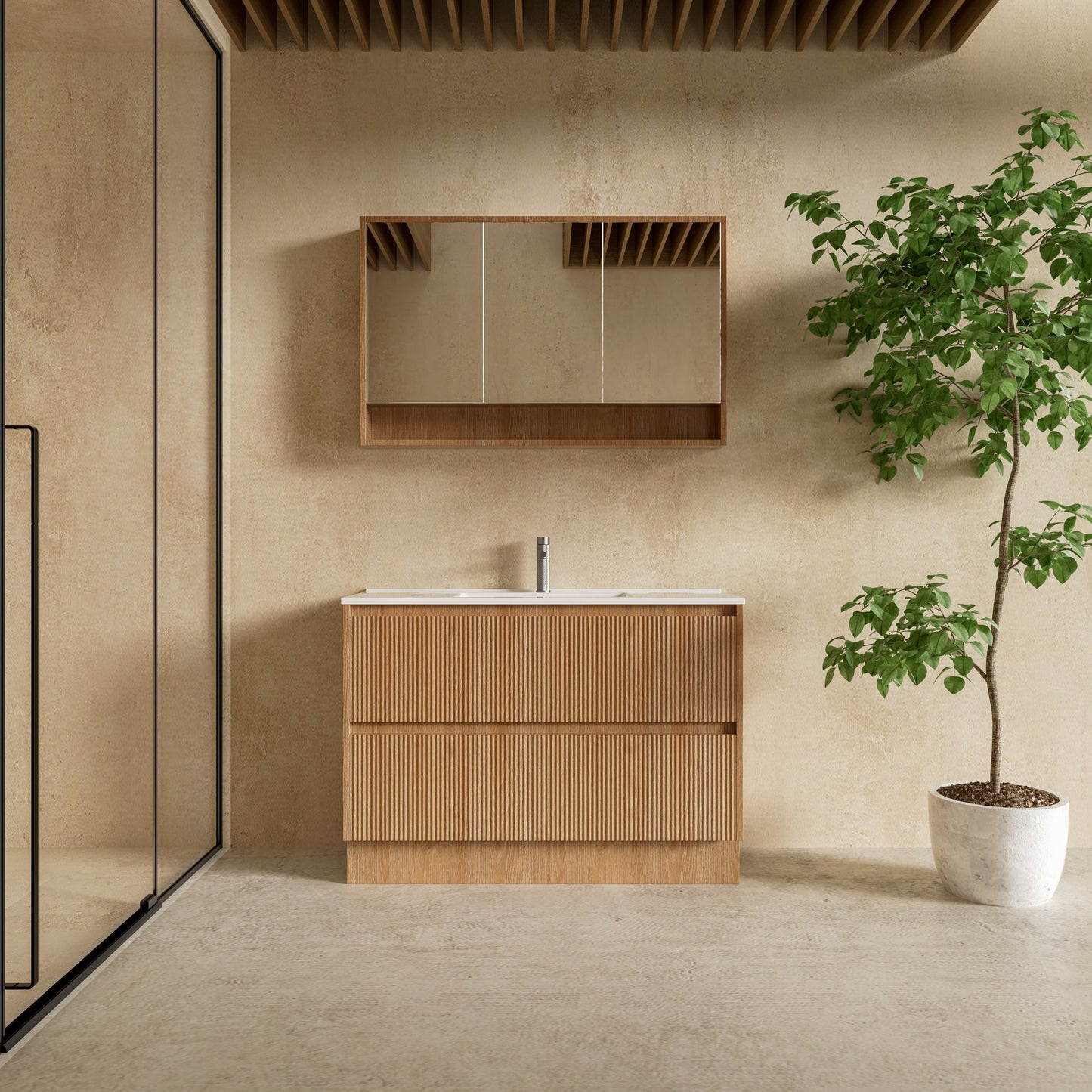 Zenmo BONDI Fluted Vanity 750-1500MM