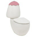 JOHNSON SUISSE EGG JUNIOR S / P TRAP CHILDRENS CLOSE COUPLED TOILET GLOSS WHITE