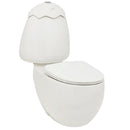 JOHNSON SUISSE EGG JUNIOR S / P TRAP CHILDRENS CLOSE COUPLED TOILET GLOSS WHITE