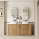AULIC LOVINA HARVEST OAK 1800MM DOUBLE BOWL FREESTANDING VANITY