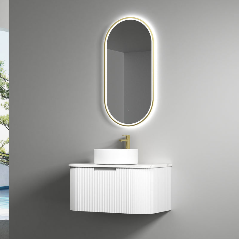 Aulic Petra Mark II Wall Hung Vanity 750mm