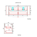 Aulic Curva Wall Hung Vanity 1800mm
