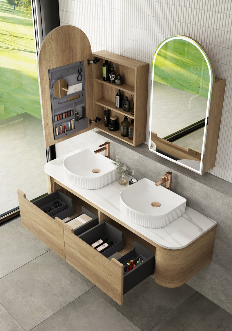 Aulic Carita Wall Hung Vanity 1500mm