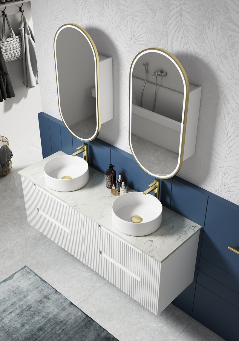 Aulic Neva Wall Hung Vanity 1500mm Single