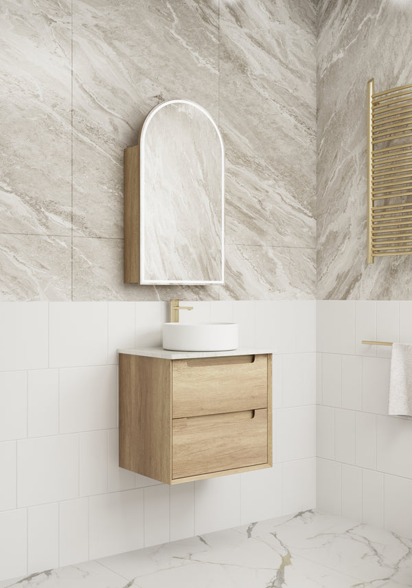 Aulic Moreno Wall Hung Vanity 600mm