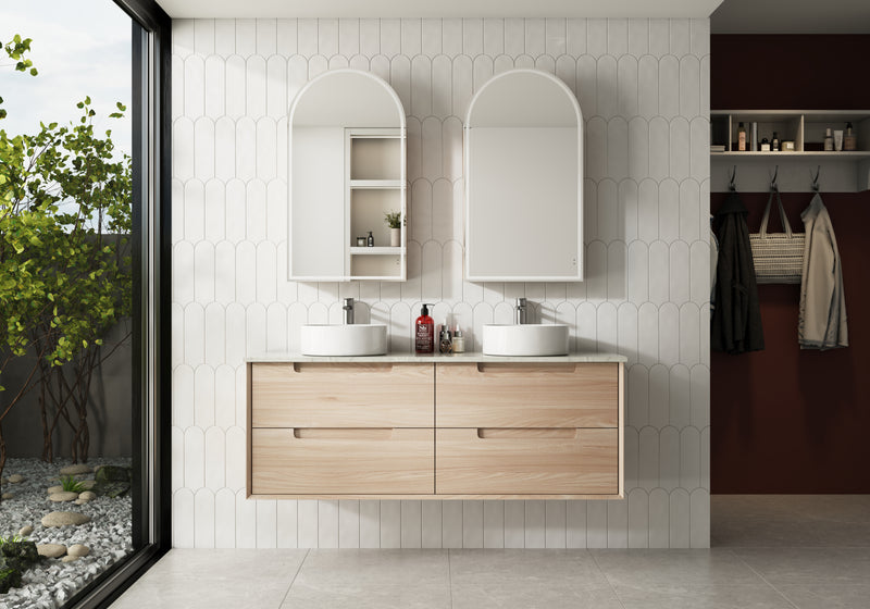 Aulic Ainsley Wall Hung Vanity 1500mm Double