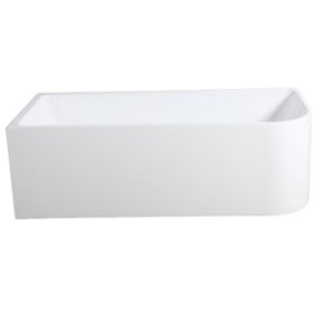 POSEIDON LEFT CORNER MULTI-FIT BATHTUB GLOSS WHITE (AVAILABLE IN 1400MM, 1500MM AND 1700MM)