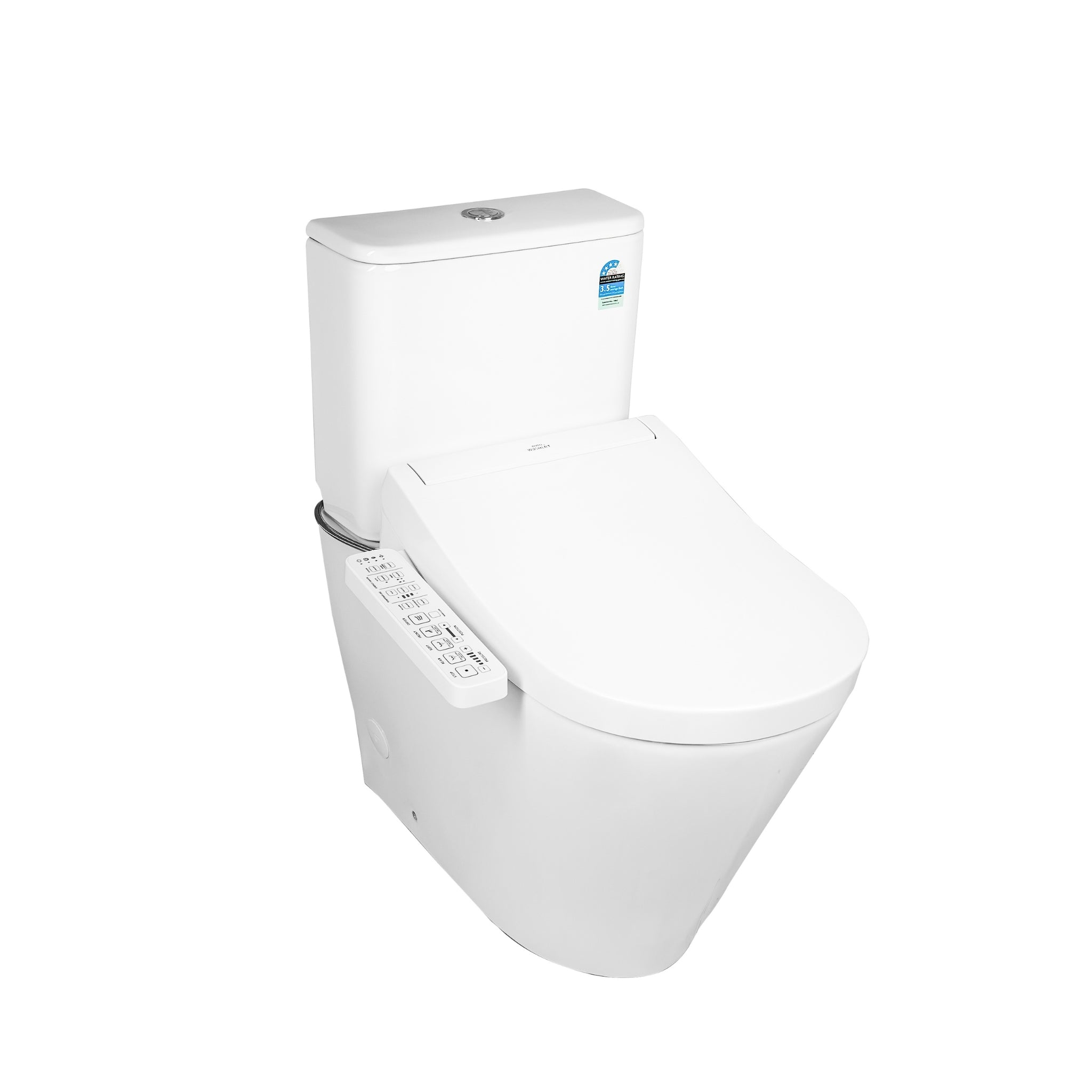 TOTO S2 WASHLET CONTROL AND B&H DARA BTW TOILET SUITE PACKAGE D-SHAPE ...