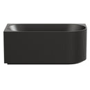 CETO CAPRI FREESTANDING LEFT CORNER BATHTUB MATTE BLACK (AVAILABLE IN 1500MM AND 1700MM)