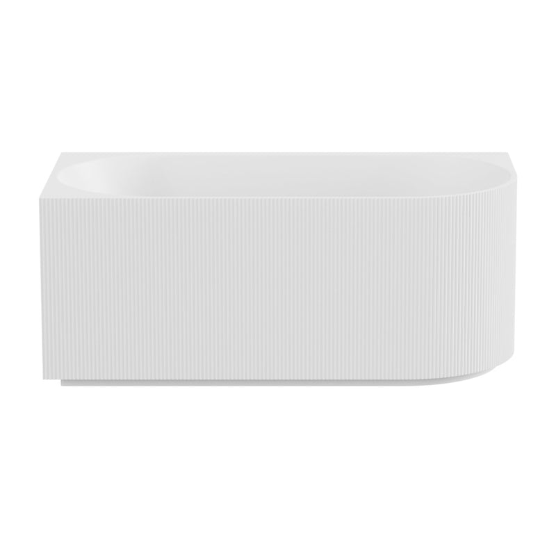 CETO CAPRI FREESTANDING LEFT CORNER BATHTUB GLOSS WHITE (AVAILABLE IN 1500MM AND 1700MM)