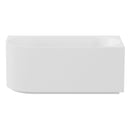 CETO CAPRI FREESTANDING RIGHT CORNER BATHTUB MATTE WHITE (AVAILABLE IN 1500MM AND 1700MM)