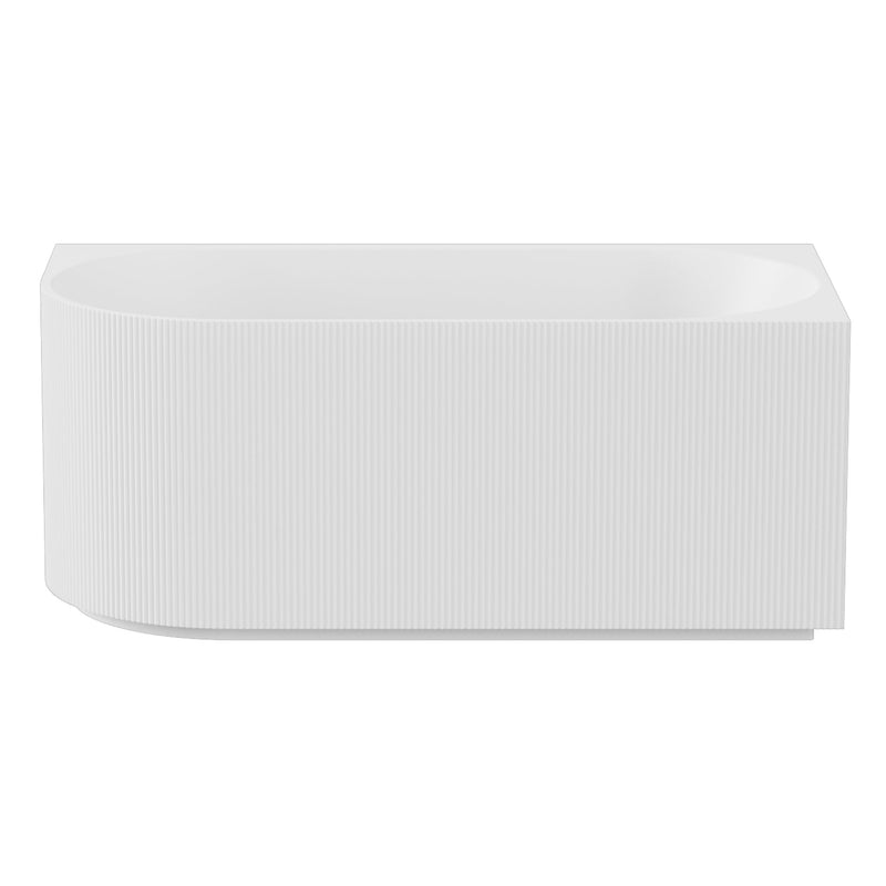 CETO CAPRI FREESTANDING RIGHT CORNER BATHTUB MATTE WHITE (AVAILABLE IN 1500MM AND 1700MM)