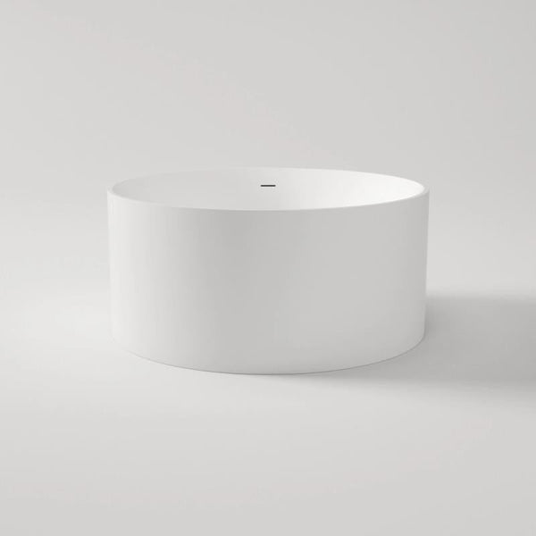 CETO COMO FREESTANDING BATHTUB MATTE WHITE OVERFLOW 1280MM