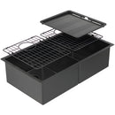 ABEY PIAZZA DOUBLE BOWL KITCHEN SINK BLACK PEARL 758MM