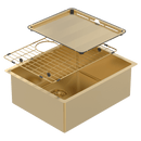 ABEY PIAZZA SINGLE BOWL KITCHEN SINK EUREKA GOLD 545MM
