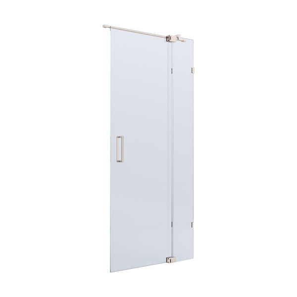 BELLA VISTA KENDRA FRAMELESS OVERLAPPED FRONT ONLY SHOWER SCREEN FRENCH GOLD
