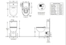 JOHNSON SUISSE TOLEDO XTRA AMBULANT RIMLESS TOILET SUITE GLOSS WHITE