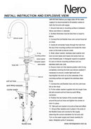 NERO DOLCE Pull-Out Sink Mixer with Vegie spray function