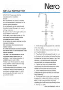 NERO DOLCE Square Shape Kitchen Mixer