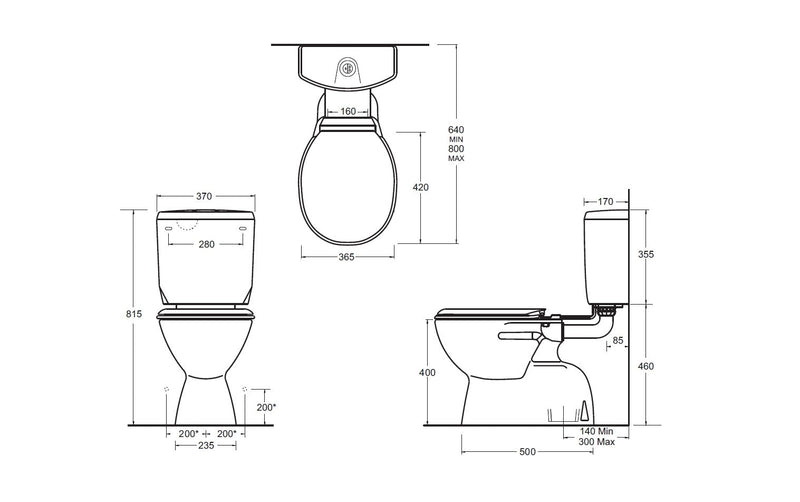 JOHNSON SUISSE CIVIC DELUXE TOILET GLOSS WHITE