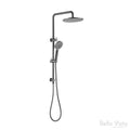 Bella Vista Mica Dual Shower Rail with Rain Fall Head - Round