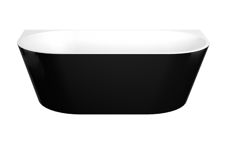 POSEIDON ELIVIA BACK TO WALL NF BATH GLOSS WHITE (AVAILABLE IN 1400MM, 1500MM AND 1700MM)