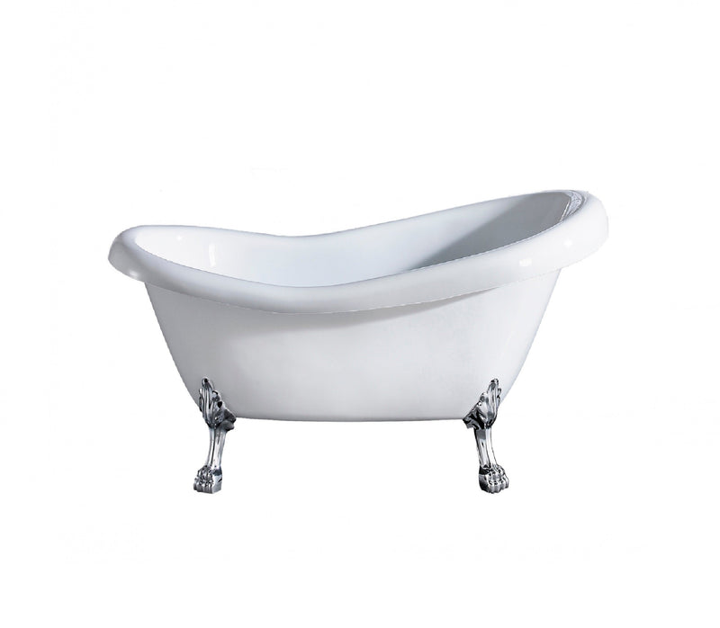 POSEIDON ESPADA CLAW FOOT BATHTUB GLOSS WHITE (AVAILABLE IN 1500MM AND 1680MM)