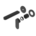 Nero Ecco Wall Basin/Bath Mixer Seperate Back Plate Trim Kits Only