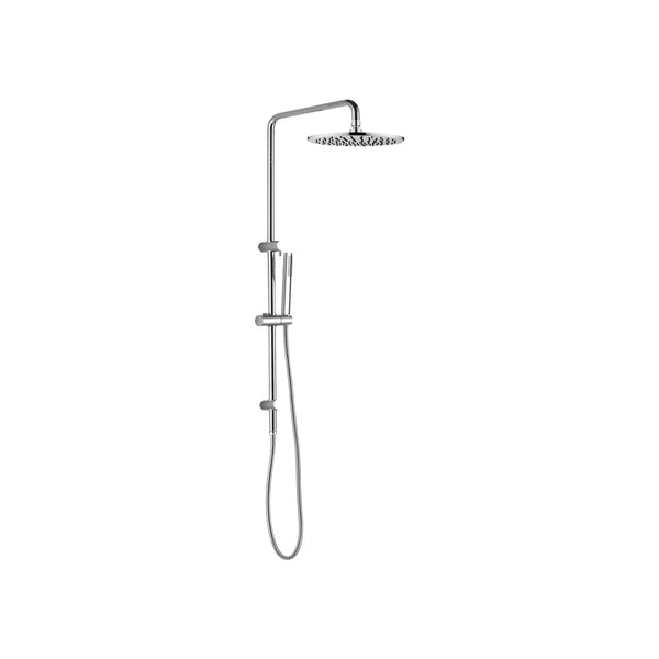 NERO DOLCE ROUND TWIN SHOWER WITH SLIM HAND SHOWER CHROME