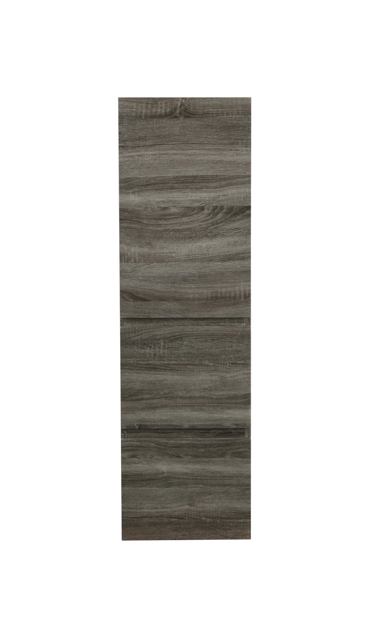 POSEIDON WALL HUNG TALL BOY DARK GREY 400MM X 1350MM