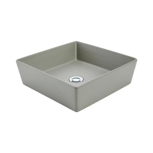 JOHNSON SUISSE VENEZIA SQUARE COUNTER TOP BASIN ASH 380MM