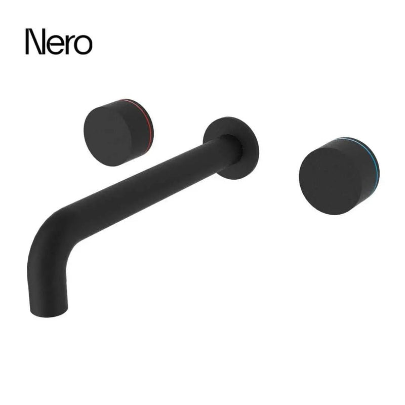 NERO KARA Wall Basin Set 180mm