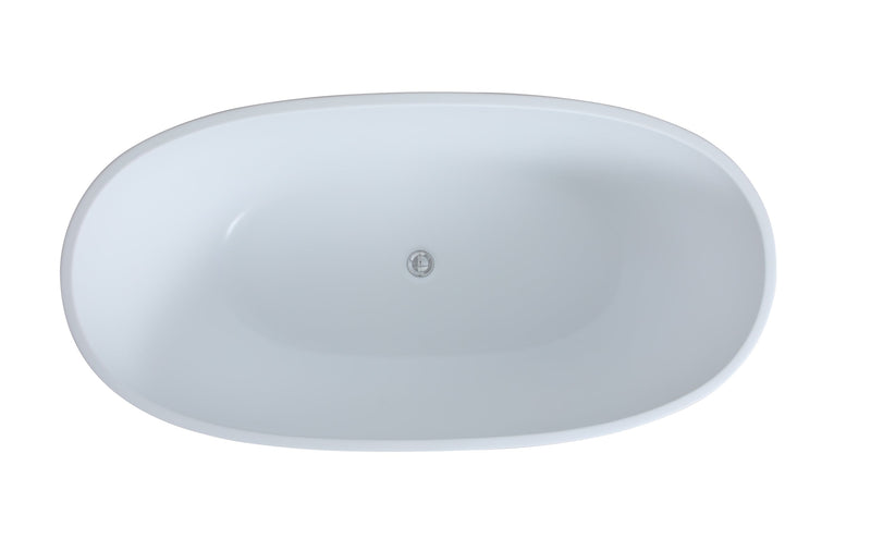 POSEIDON STELLA FREE STANDING BATHTUB GLOSS WHITE (AVAILABLE IN 1500MM AND 1700MM)