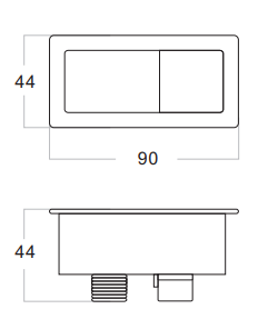 POSEIDON AVIS RIMLESS BACK TO WALL TOILET SUITE GLOSS WHITE