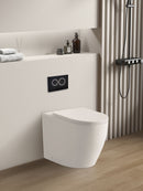 POSEIDON ELVERA TORNADO WALL FACED FLOOR PAN GLOSS WHITE